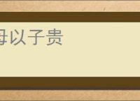 母以子贵