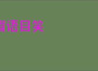 眉语目笑