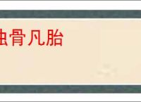 浊骨凡胎