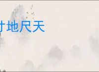 寸地尺天