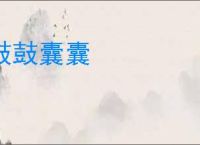 鼓鼓囊囊