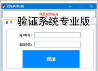 验证系统专业版