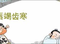 唇竭齿寒