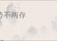 势不两存