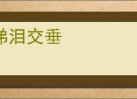 涕泪交垂