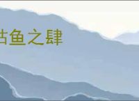 枯鱼之肆