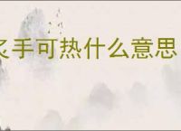 炙手可热什么意思