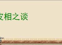 皮相之谈