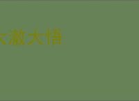 大澈大悟