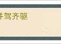 并驾齐驱