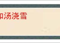 如汤浇雪