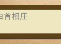 白首相庄