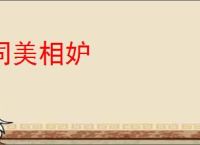同美相妒
