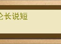 论长说短