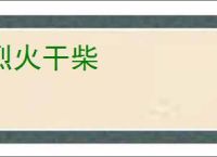 烈火干柴