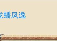 龙蟠凤逸