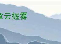 拿云握雾