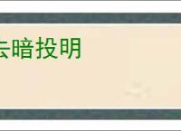 去暗投明