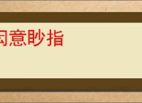 闳意眇指
