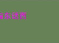 指东话西