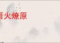 厝火燎原