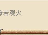燎若观火