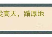 踨高天，蹐厚地