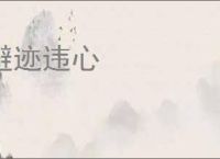 避迹违心