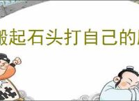搬起石头打自己的脚