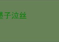 墨子泣丝