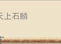 天上石麟