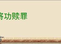 将功赎罪