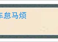 车怠马烦