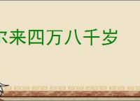 尔来四万八千岁