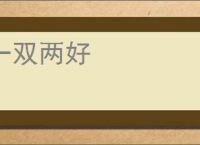 一双两好