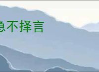 急不择言