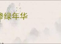 惨绿年华