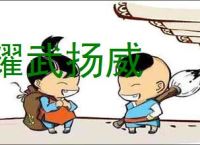 耀武扬威的意思,及其含义,耀武扬威基本解释