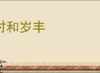 时和岁丰