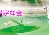 惜字如金