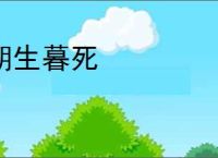 朝生暮死