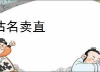 沽名卖直