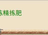 拣精拣肥
