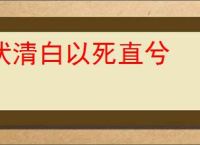 伏清白以死直兮