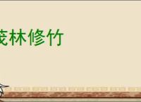 茂林修竹