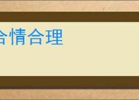 合情合理