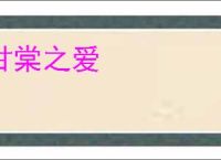 甘棠之爱