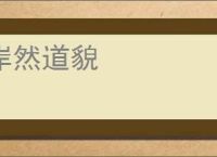 岸然道貌