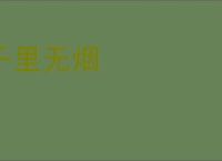 千里无烟