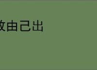 政由己出